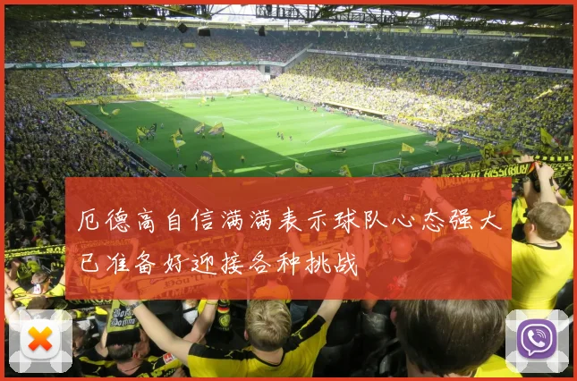 厄德高自信满满表示球队心态强大已准备好迎接各种挑战